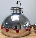 Mooie vintage SPACE AGE lamp, chroom, volledig intact, Antiek en Kunst, Ophalen