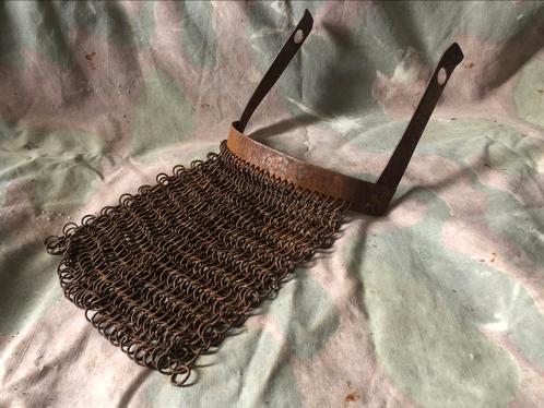 Zeldzaam!!!!! Duits WW1 Anti-Splinter helmet mask, Verzamelen, Militaria | Algemeen, Ophalen of Verzenden