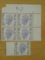 5 timbres 15F Roi Baudouin, Enlèvement ou Envoi, Non oblitéré, Non oblitéré