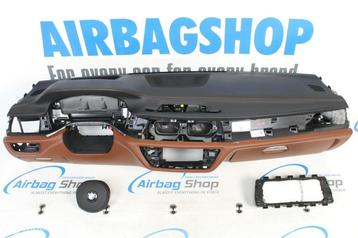 Airbag kit Tableau de bord brun cognac BMW 7 G11 G12 beschikbaar voor biedingen