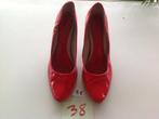 1 paire de chaussures rouges pour femmes taille 38, Comme neuf, Enlèvement ou Envoi