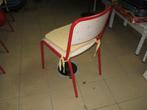 4 chaises de cuisine "Vintage"..., Maison & Meubles, Chaises, Quatre, Enlèvement, Utilisé, Rouge