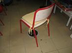 4 chaises de cuisine "Vintage"..., Maison & Meubles, Quatre, Enlèvement, Utilisé, Rouge