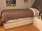 Slakt bedframe ikea, Huis en Inrichting, Slaapkamer | Bedden, Ophalen, Gebruikt, 90 cm, Eenpersoons