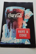 Coca-Cola kartonnen bord 91x61 cm, Verzamelen, Ophalen, Gebruikt