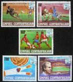 Centraal Afrika WK voetbal 78, Postzegels en Munten, Ophalen of Verzenden, Gestempeld, Sport