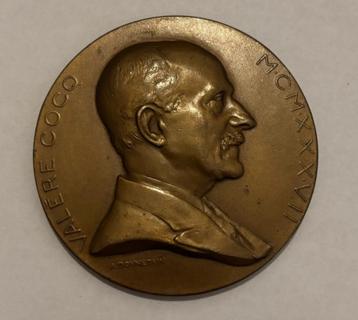 Medaille Valere Cocq beschikbaar voor biedingen