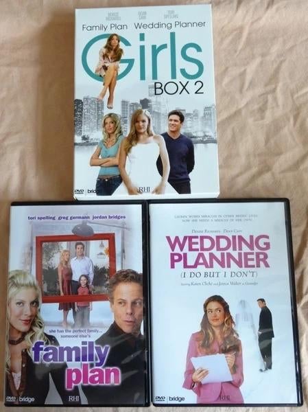 GIRLS BOX 2 DVD Box NL Ondertitels Wedding Planner 2-DVD, Verzenden, Zo goed als nieuw