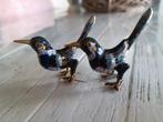2 cloissonnè geëmailleerde vogeltjes uit de jaren 70, Antiek en Kunst, Kunst | Beelden en Houtsnijwerken, Ophalen