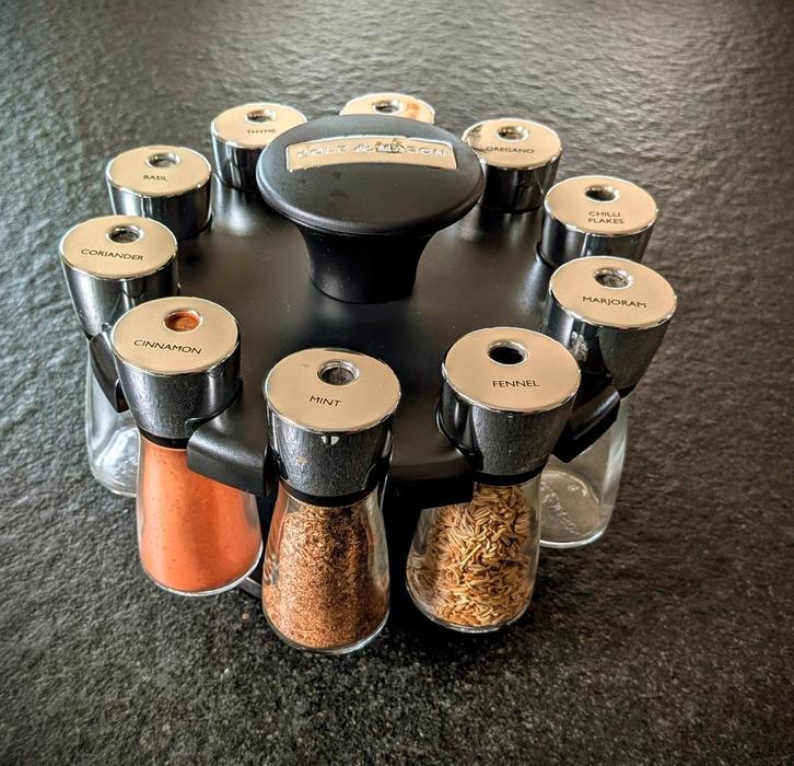 Kruidenrekje draaiend Cole & Mason, Huis en Inrichting, Keuken | Keukenbenodigdheden, Zo goed als nieuw, Ophalen