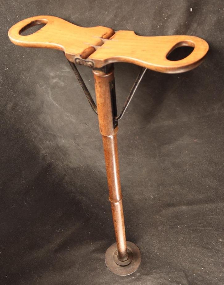 Antieke wandelstok met zetel, Antiek en Kunst, Antiek | Overige Antiek, Ophalen of Verzenden