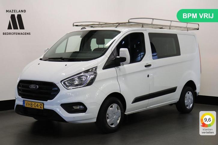 Ford Transit Custom 2.0 TDCI Dubbele Cabine EURO 6 - Airco -, Auto's, Bestelwagens en Lichte vracht, Bedrijf, ABS, Airconditioning
