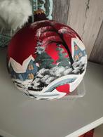 Grote kerstbal met de hand beschilderd, Ophalen, Zo goed als nieuw