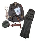 US WWII ID'ed Officer's Uniform Grouping, Pacific, 32nd Div, Ophalen of Verzenden, Landmacht, Kleding of Schoenen