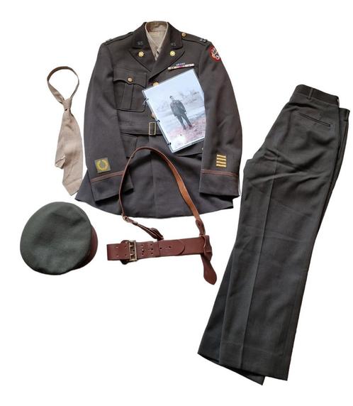 US WWII ID'ed Officer's Uniform Grouping, Pacific, 32nd Div, Verzamelen, Militaria | Tweede Wereldoorlog, Landmacht, Kleding of Schoenen