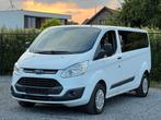 Ford transit custom 2.2cc 125Pk 9zitplts 2014 171Dkm, Auto's, Bestelwagens en Lichte vracht, Bluetooth, Wit, Bedrijf, Ford