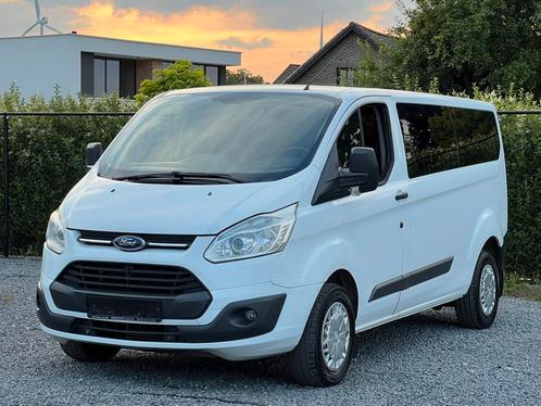Ford transit custom 2.2cc 125Pk 9zitplts 2014 171Dkm, Auto's, Bestelwagens en Lichte vracht, Bedrijf, Te koop, Bluetooth, Ford