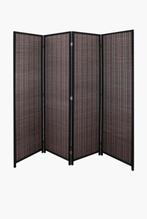Kamerscherm donkerbruin bamboe, afhalen in Dilsen- Stokkem, Huis en Inrichting, Woonaccessoires | Kamerschermen, Ophalen