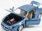 MASERATI 3200 GT 1998 bleu clair mét 1/18 BURAGO voiture min, Hobby en Vrije tijd, Modelauto's | Overige schalen, Ophalen, Zo goed als nieuw
