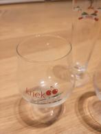 Kriek bierglazen te koop, Ophalen, Gebruikt