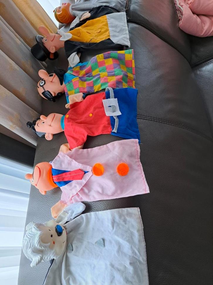 19 handpoppen ,Samson en Gert ( 25j oud)/andere  50 j oud, Enfants & Bébés, Jouets | Figurines, Neuf, Enlèvement ou Envoi