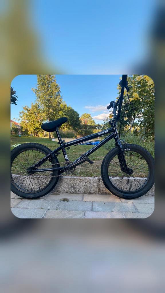 Bmx Man Kind Freestyle, Fietsen en Brommers, Fietsen | Crossfietsen en BMX, Gebruikt, 16 tot 20 inch, Staal, Voetsteunen, Ophalen