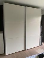 Witte kleerkast +2 commodes, Huis en Inrichting, Ophalen, Gebruikt, 200 cm of meer, 200 cm of meer