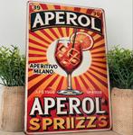 Metalen reclamebord Aperol Spritz, Verzamelen, Ophalen of Verzenden, Nieuw, Reclamebord