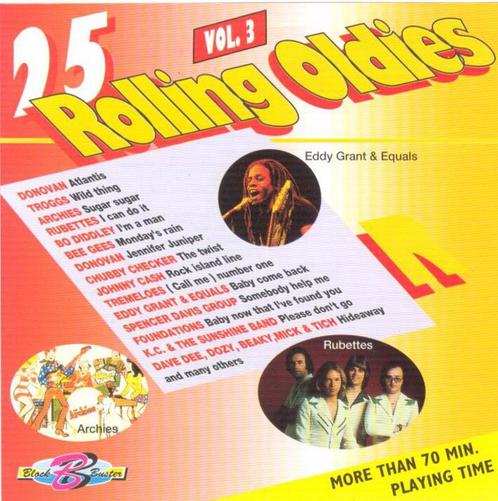 CD * 25 ROLLING OLDIES - Vol. 3, Cd's en Dvd's, Cd's | Pop, Zo goed als nieuw, 1960 tot 1980, Ophalen of Verzenden