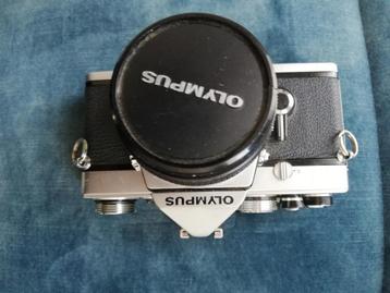 Olympus OM1 met Zuiko 50mm lens, Audio, Tv en Foto, Fotocamera's Analoog, Ophalen of Verzenden, Zo goed als nieuw, Spiegelreflex
