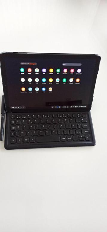 Samsung Galaxy Tab S4 10.5" + keyboard + pen ( nieuwstaat ), Enlèvement ou Envoi, 10 pouces, Samsung, Connexion USB
