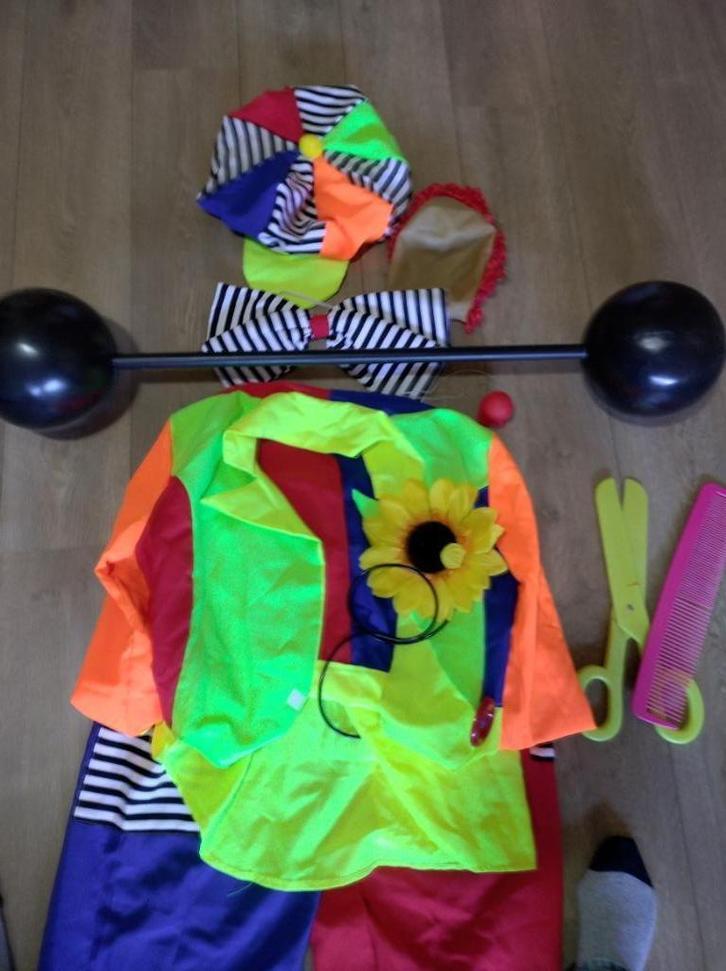 Clowns kostuum, Kinderen en Baby's, Carnavalskleding en Verkleedspullen, Gebruikt, Jongen, Ophalen