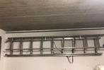 Aluminium ladder 3x9 treden, Doe-het-zelf en Bouw, Ladders en Trappen, Ophalen, Zo goed als nieuw, Ladder