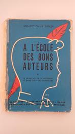 Livre ancien de 1954 : "À l'école des bons auteurs II", Enlèvement