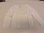 wit t-shirt, longsleeve Mt 92, Kinderen en Baby's, Kinderkleding | Maat 92, Ophalen of Verzenden, Zo goed als nieuw