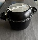 Kampeer pannenset, Huis en Inrichting, Keuken | Potten en Pannen, Gebruikt, Keramische plaat, Verzenden, Aluminium