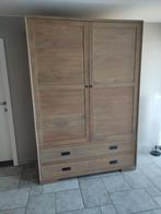 Teak vestiairekast, Ophalen, Gebruikt, Met hangruimte, 200 cm of meer