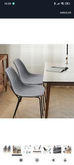 Scandinavische stoelhoezen, Huis en Inrichting, Stoelen, Ophalen of Verzenden, Zo goed als nieuw, Grijs