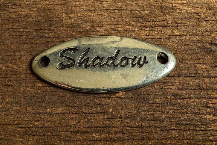 Metalen plaatje - Shadow, Motoren, Onderdelen | Honda, Nieuw, Ophalen of Verzenden
