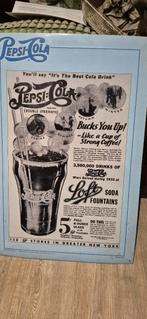 ✨Retro Pepsi Cola 1941 reclame bord reproductie van 1994 ✨🤩, Verzamelen, Ophalen, Huis en Inrichting