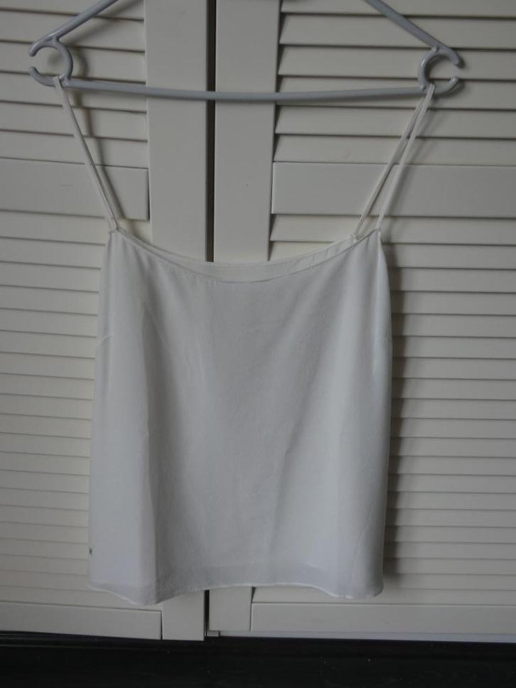 Witte top van Xandres, Kleding | Dames, Topjes, Zo goed als nieuw, Maat 42/44 (L), Wit, Zonder mouw, Ophalen of Verzenden