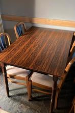 Houten tafel 120x80, Huis en Inrichting, Tafels | Eettafels, Ophalen, Gebruikt, 100 tot 150 cm, 50 tot 100 cm
