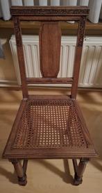 stoelen, Huis en Inrichting, Stoelen, Gebruikt, Twee, Bruin, Hout