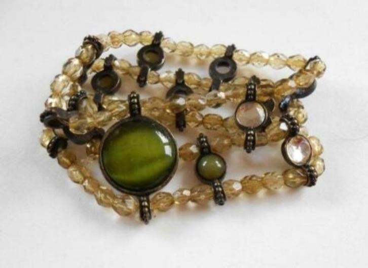 le bracelet " Camilla ", Bijoux, Sacs & Beauté, Bracelets, Neuf, Vert, Enlèvement ou Envoi