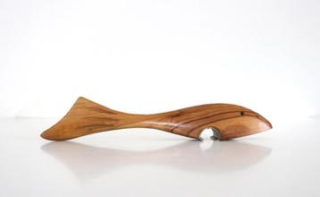 Vintage houten stoppentrekker / Sixties Danish Style beschikbaar voor biedingen