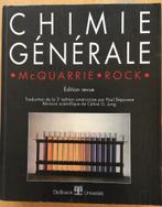 CHIMIE GENERALE McQUARRIE ROCK, Boeken, Wetenschap, Gelezen, Natuurwetenschap, De boeck, Ophalen