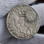 Munt / België / Bodewijn / 50 frank / Belgica / 1960 /Zilver, Postzegels en Munten, Zilver, Ophalen of Verzenden, Losse munt, Zilver
