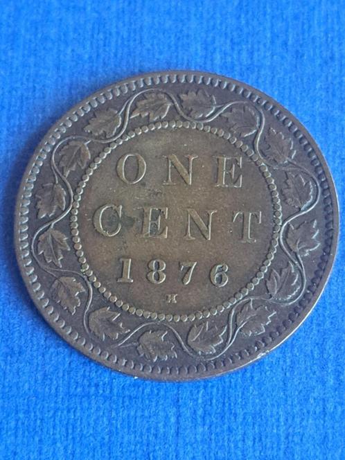1876 H Canada 1 cent in brons Victoria, Postzegels en Munten, Munten | Amerika, Losse munt, Noord-Amerika, Verzenden