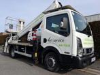 Op vrachtwagen gemonteerde hoogwerker NISSAN 20m, Euro 6, Wit, Bedrijf, 2 deurs