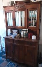 Buffet vaisselier vintege 1940 longueur 1m20 hauteur 1m95, Antiquités & Art, Enlèvement